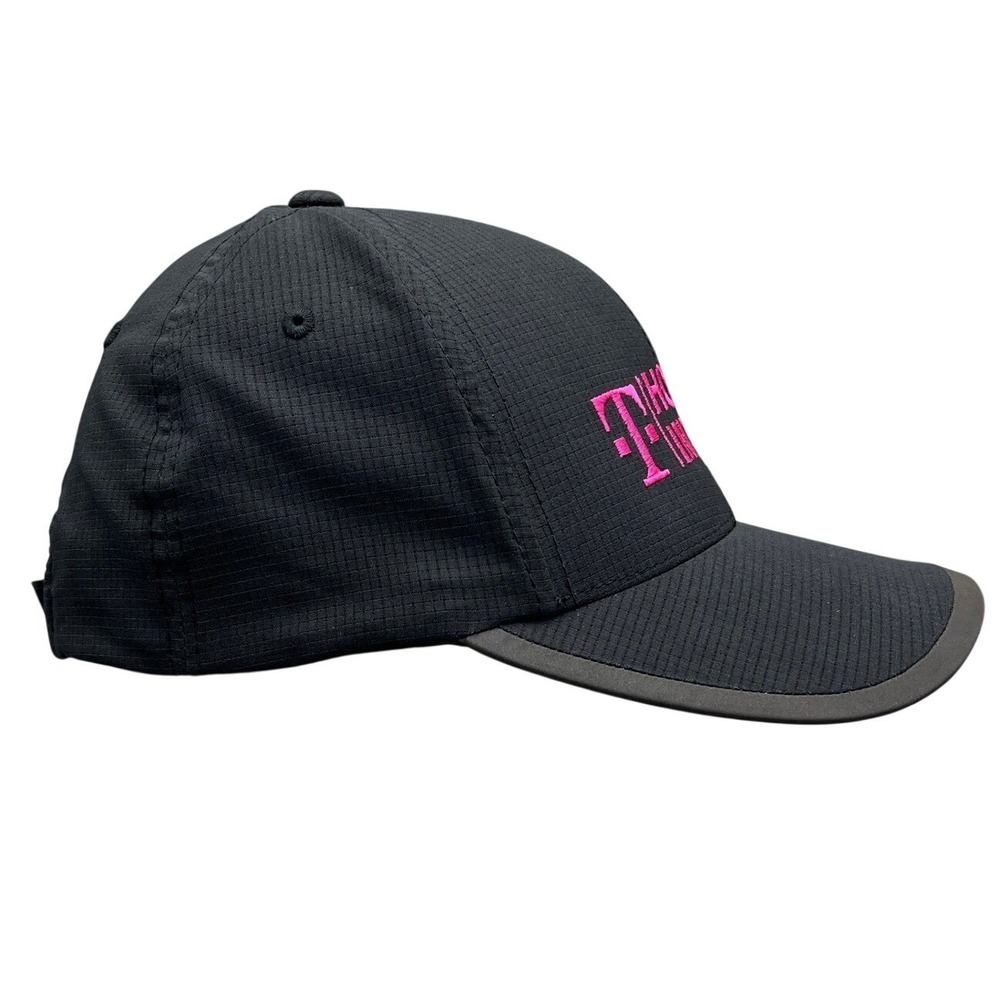 T-Mobile OGIO Hat Mens OS Black Pink Ripstop Performance Adjustable Tech Cap
